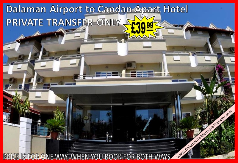 Dalaman Airport to Candan Apart Hotel Marmaris Dalaman Airport to Candan Apart Hotel Marmaris